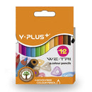 Lápiz color corto 12 unidades