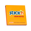 Nota adhesiva 3x5" naranja neón Stickn