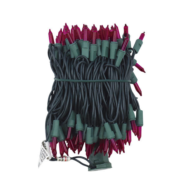 Luz en serie 100 unidades rosadas