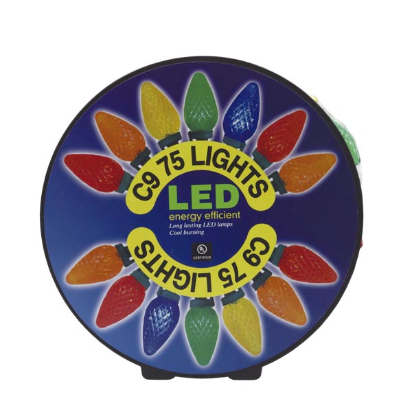 Luz en serie 75 bombillas multicolor LED