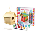 Pinta tu propia casa para pájaros con colgador y cuerda