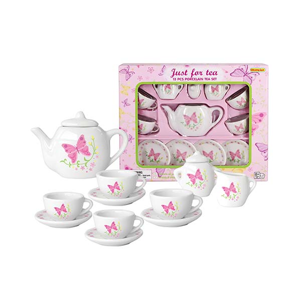 Juego de té 13 piezas porcelana