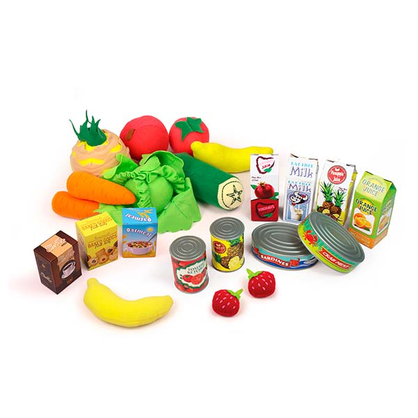 Set de alimentos de tela