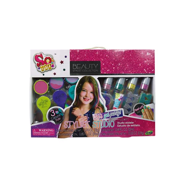 Set de juguete de belleza Stylist Studio.