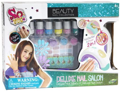 Set de juguete de belleza arte de uñas a la moda