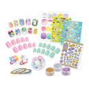 Set manicure diseño unicornio