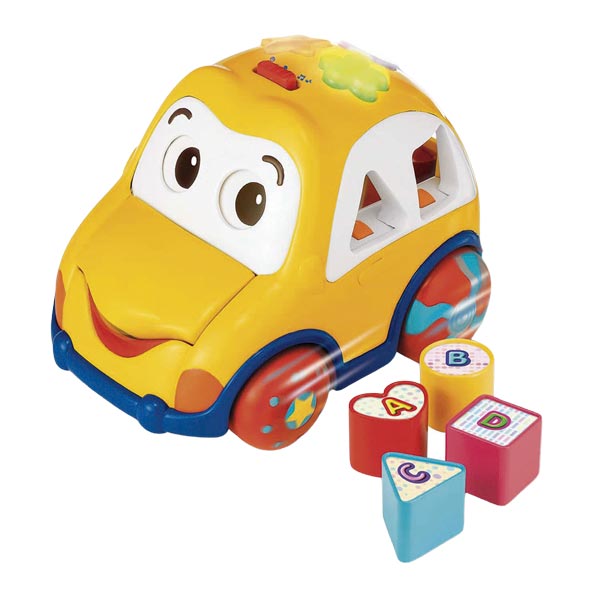 Coche con figuras encajables