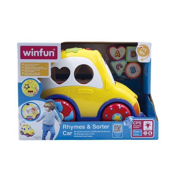 Coche con figuras encajables