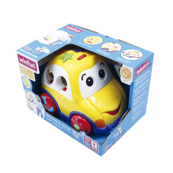 Coche con figuras encajables