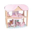 Casita de madera con 22 accesorios