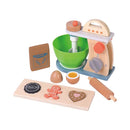 Batidora de madera con accesorios