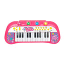 Teclado musical 24 teclas rosado