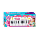 Teclado musical 24 teclas rosado