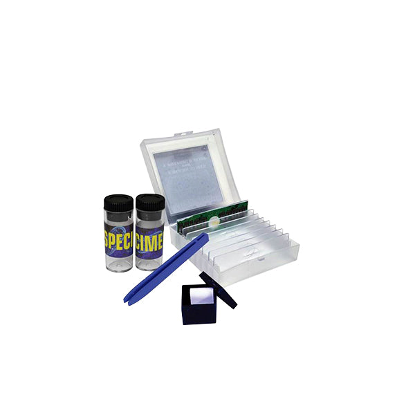 Set microscopio con fuente de luz