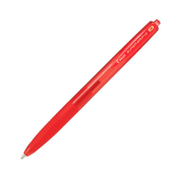 Bolígafo Super Grip mediano color rojo retractil P