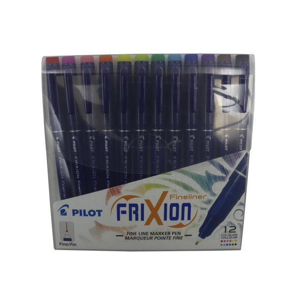 Marcador Frixion Fineliner set 12 unds