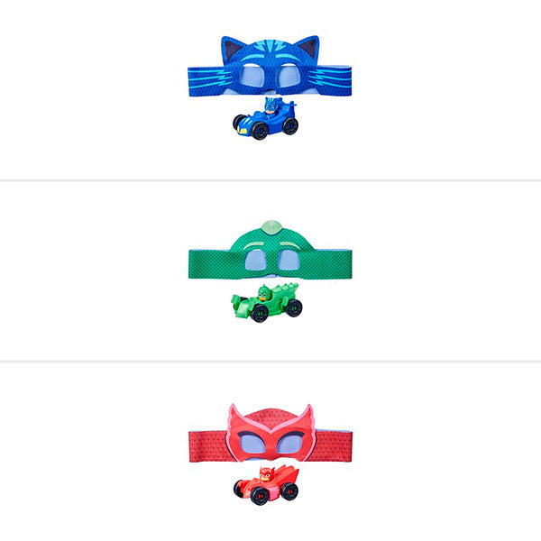 PJ Mask - Set máscara con vehículo surt