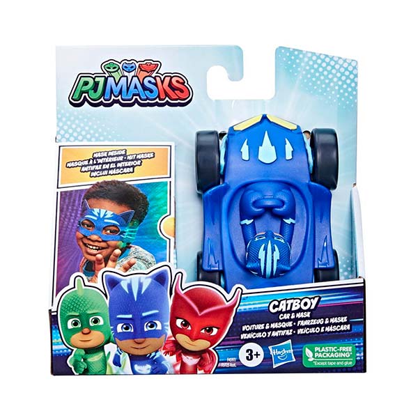 PJ Mask - Set máscara con vehículo surt