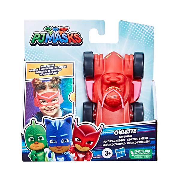 PJ Mask - Set máscara con vehículo surt