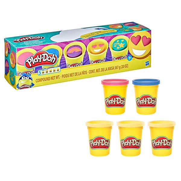 Play-Doh Colores y felicidad - Empaque de 5 latas