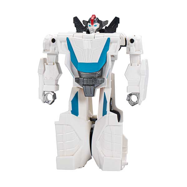 Transformers figura earthspark cambiador de 1 paso con giro