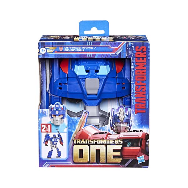 Figura Transformers 2en1 con máscara