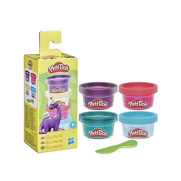 Play-Doh - Plasticina 4 pack mini color surt