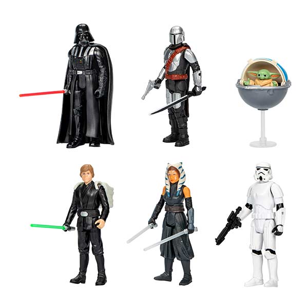 Star Wars figura 4" con accesorios surt