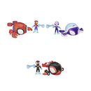 Set figura 3" Spidey con vehículo surt