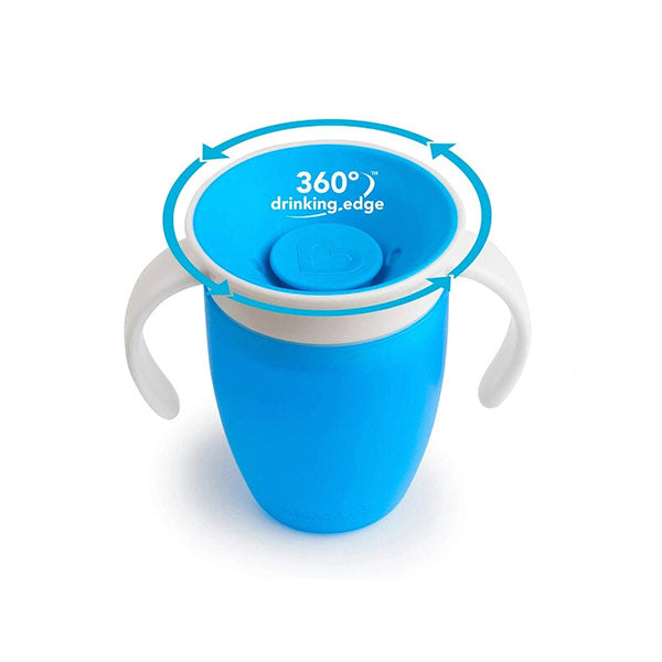 Vaso 360ml con tapa azul 51854 Munchkin