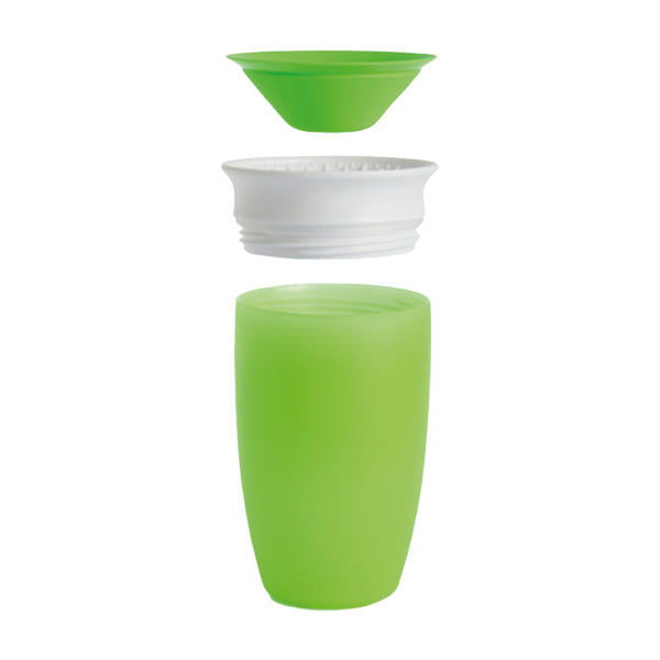 Munchkin vaso Miracle 360 10oz con asas verde