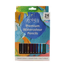 Lápices de color acuarelables premium 24 unidades