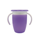 Vaso entrenamiento 360 con azas 8oz morado - Munchkin