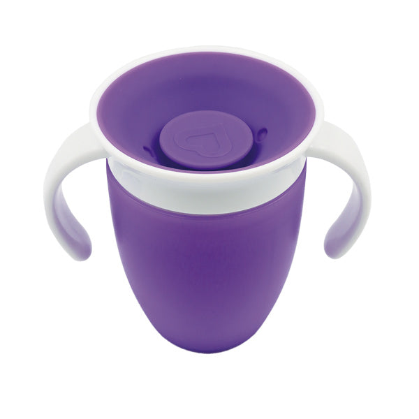 Vaso entrenamiento 360 con azas 8oz morado - Munchkin