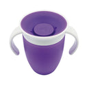 Vaso entrenamiento 360 con azas 8oz morado - Munchkin
