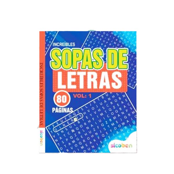 Sopas letras Increíbles Sicoben