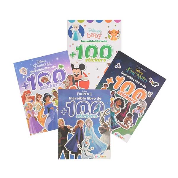 Libro actividades con stickers Disney