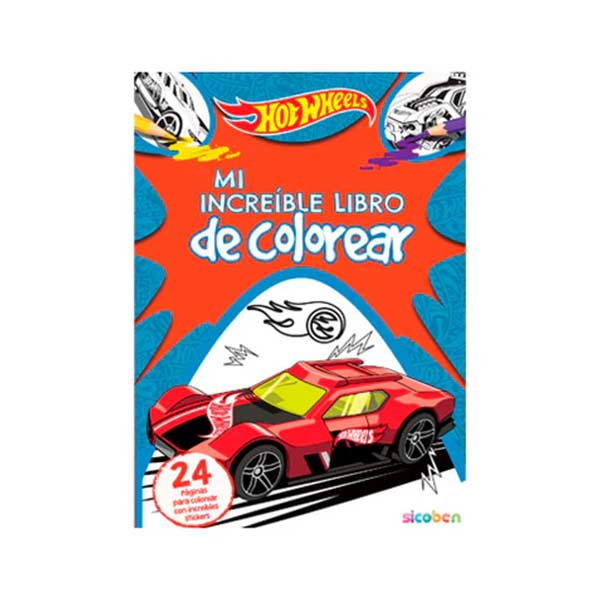 Libro actividades Hot Wheels