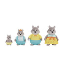 Set figuras familia lobos 4 piezas