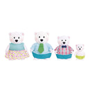 Set figuras familia oso polar 4 piezas