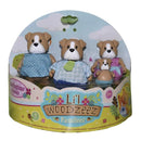 Set figuras familia bulldog 4 piezas