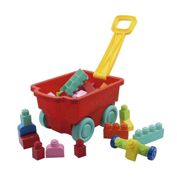 Vagón con bloques grandes