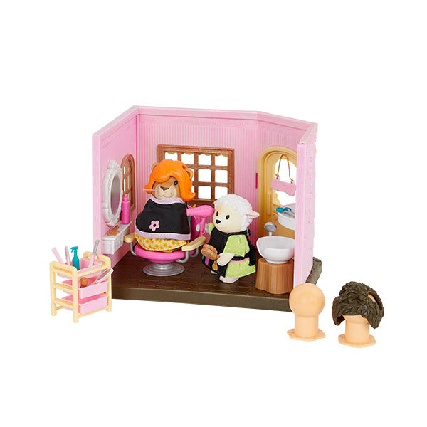 Playset hair salon con figuras