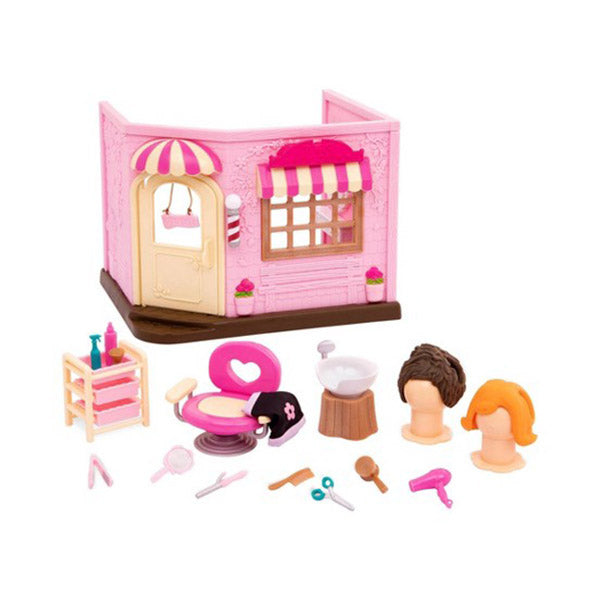 Playset hair salon con figuras