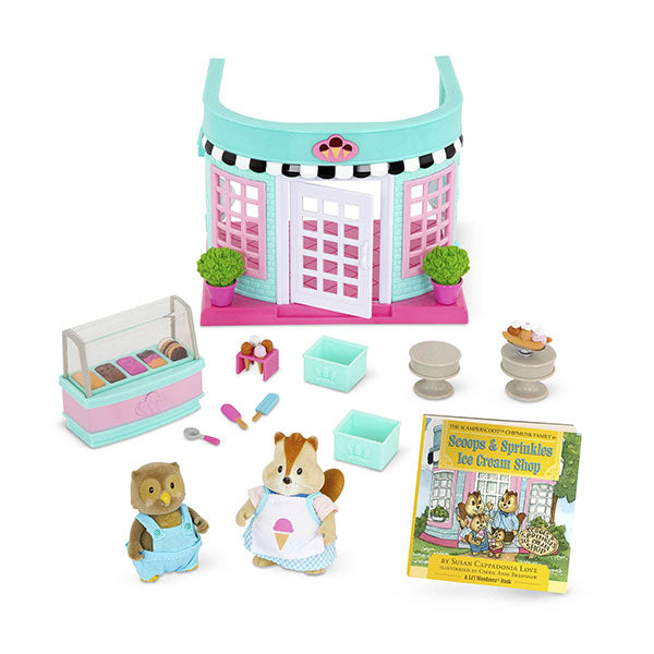 Playset heladería con figuras