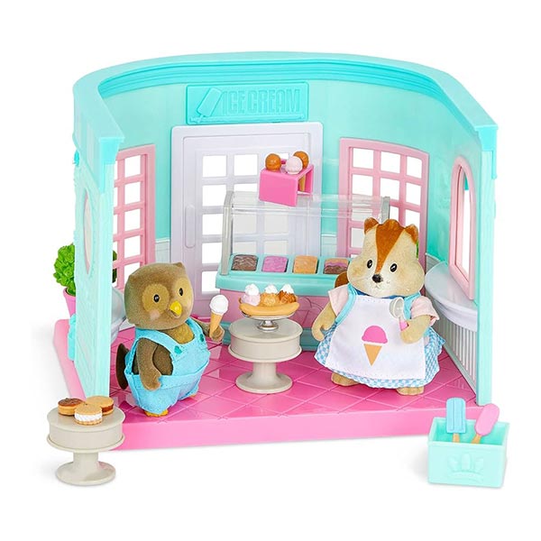 Playset heladería con figuras