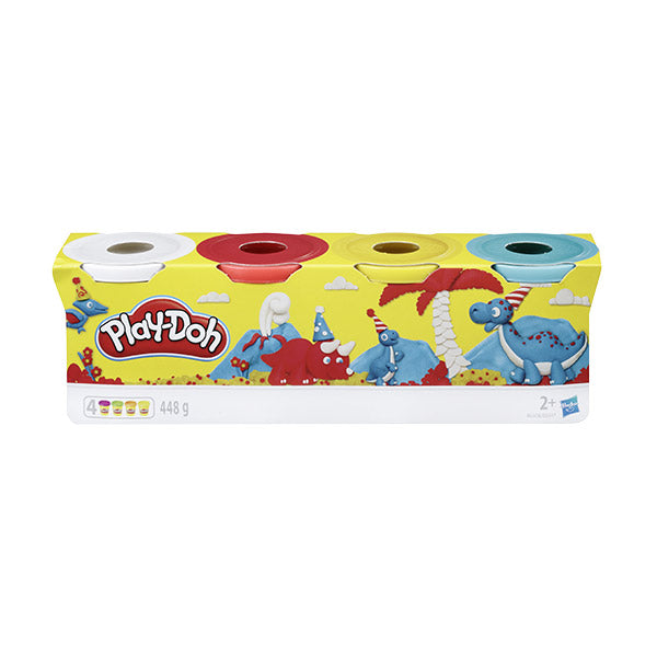 Play-Doh - Set de 4 latas de 112 gramos.