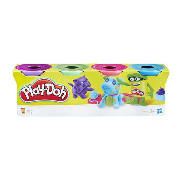 Play-Doh - Set de 4 latas de 112 gramos.