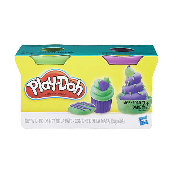 Play-Doh: Set De 2 Tarros De Plastilina