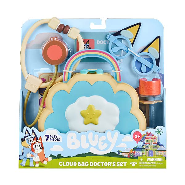 Set maleta nube de doctor Bluey